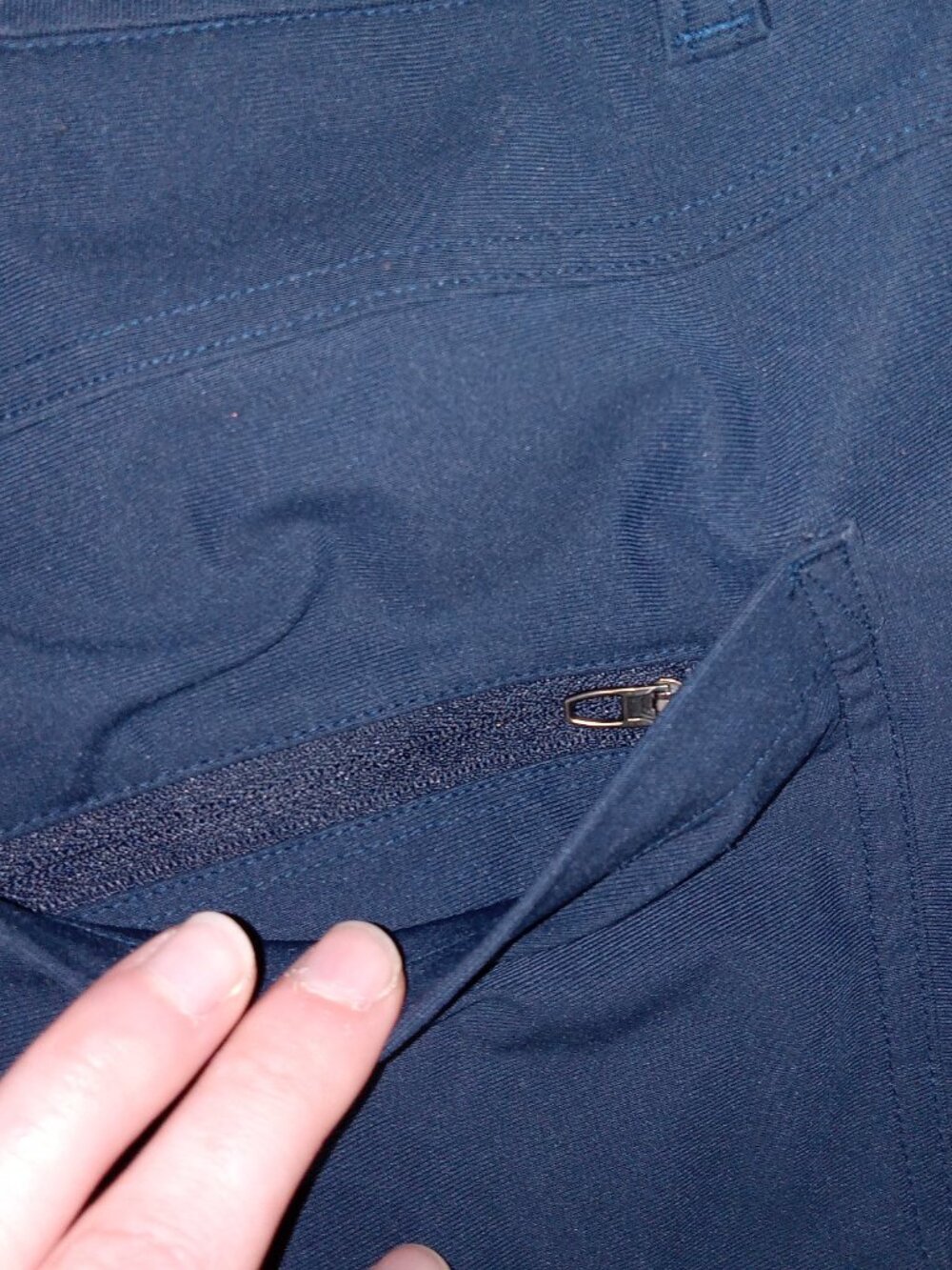 Lululemon ABC Classic-Fit 5 Pocket Pant 32 Warpstreme 32×31.5 Navy EUC - Picture 11 of 16